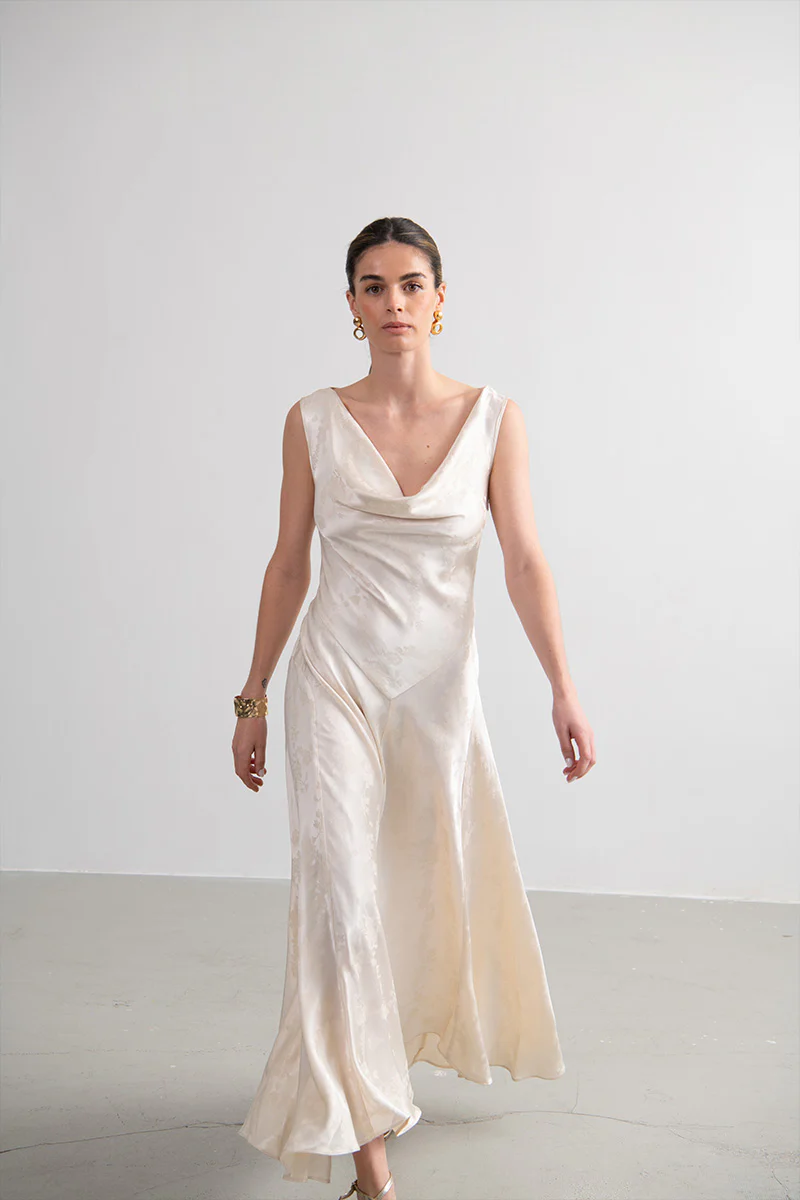 Carolyn White Dress - Image 2