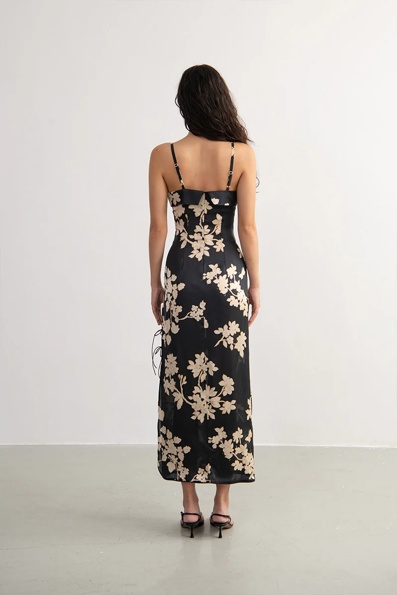 Luciana Black Dress - Image 4
