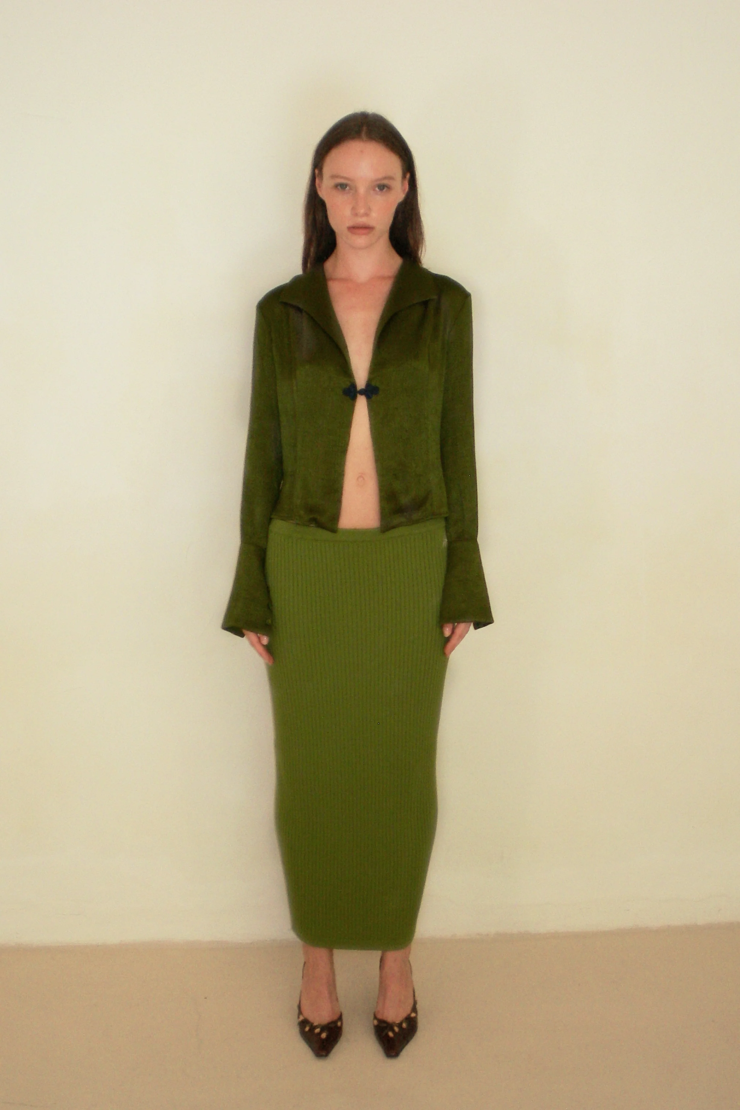 Paltrow Skirt Green - Image 3